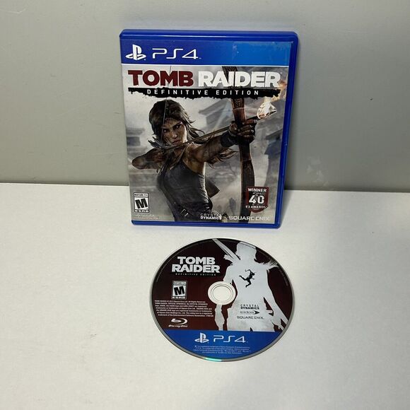 Tomb Raider Definitive Edition (Sony PlayStation 4, 2014) PS4 No Manual - Picture 1 of 2